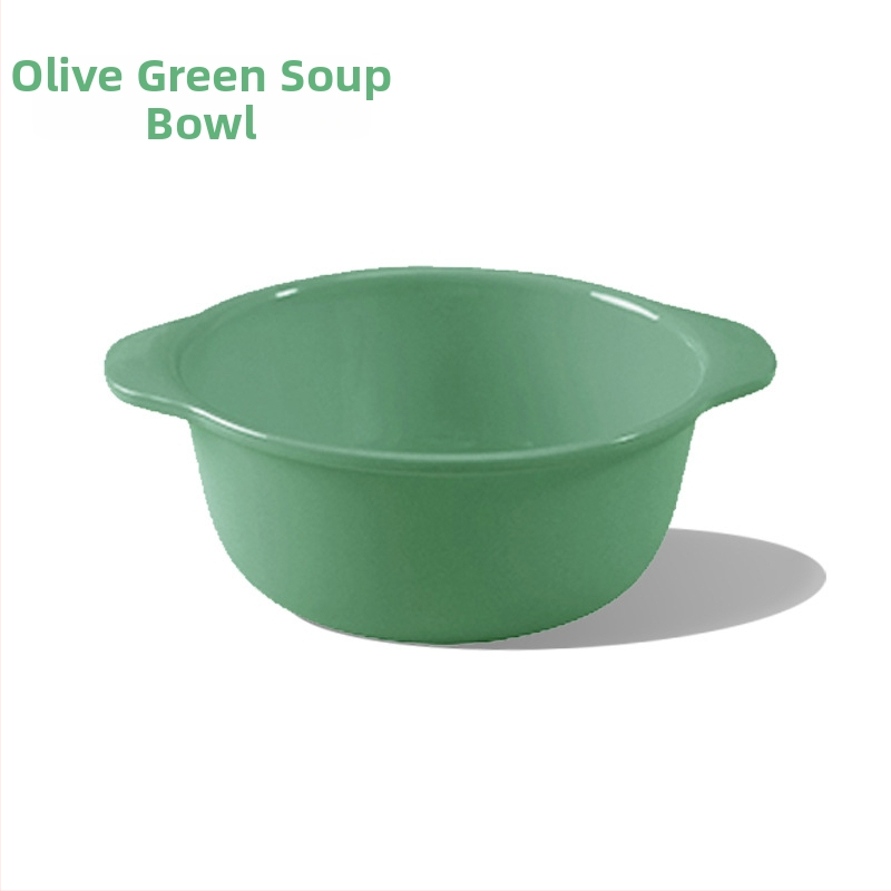 Apricot Rhyme rajzfilm-stílusú műanyag gyerek étkészlet, négy darabos készlet: tányér, tál, kanál és villa