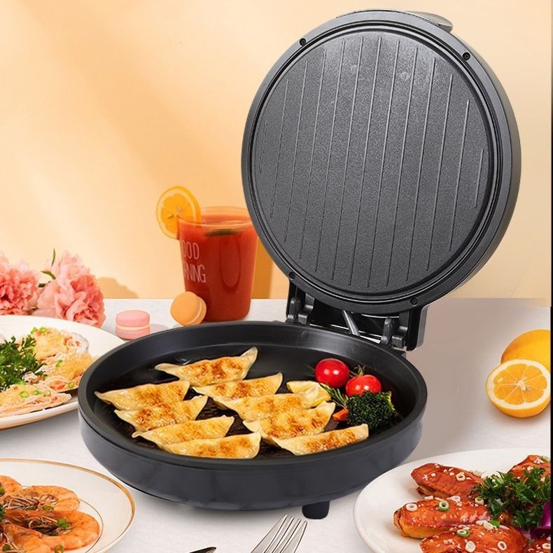 Tigaie electrică kvv-8057 pentru coacere, încălzire dublă, 1200W, 220V