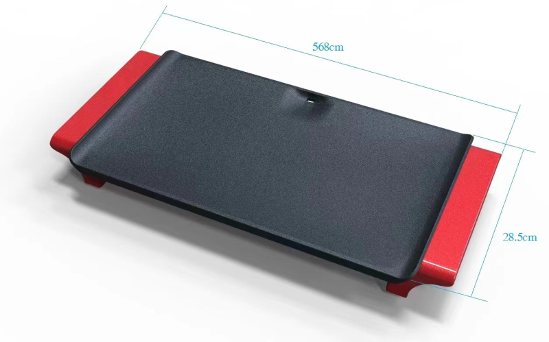 Tigaie electrică kvv-8057 pentru coacere, încălzire dublă, 1200W, 220V