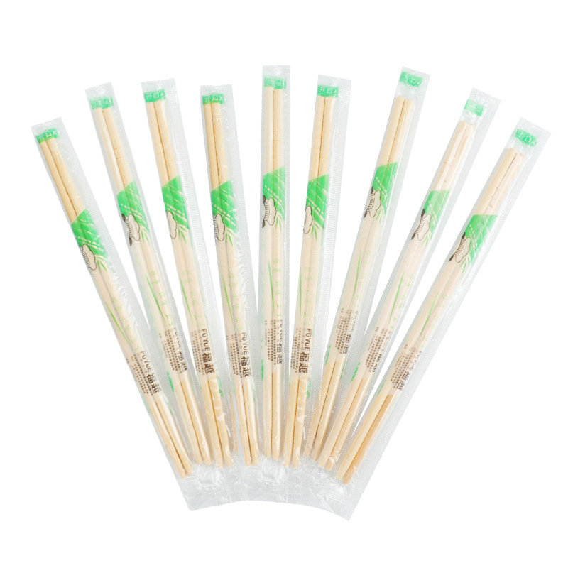 Μίας χρήσης ξυλάκια μπαμπού, καρβονισμένα, ατομικά συσκευασμένα, 50 ζεύγη ανά συσκευασία, δυνατότητα εκτύπωσης λογότυπου