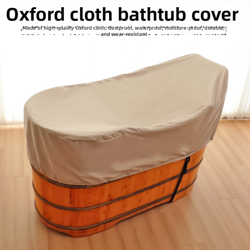 Fürdőkád-takaró – Oxford anyagból, porvédett, vízálló és szigetelt, felnőtteknek