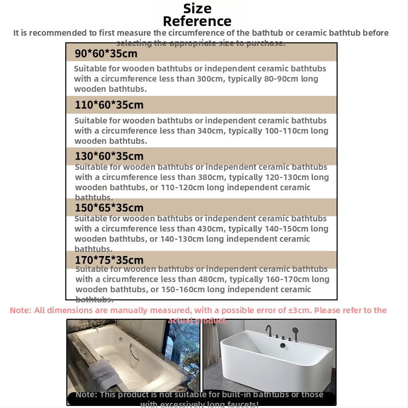 Fürdőkád-takaró – Oxford anyagból, porvédett, vízálló és szigetelt, felnőtteknek