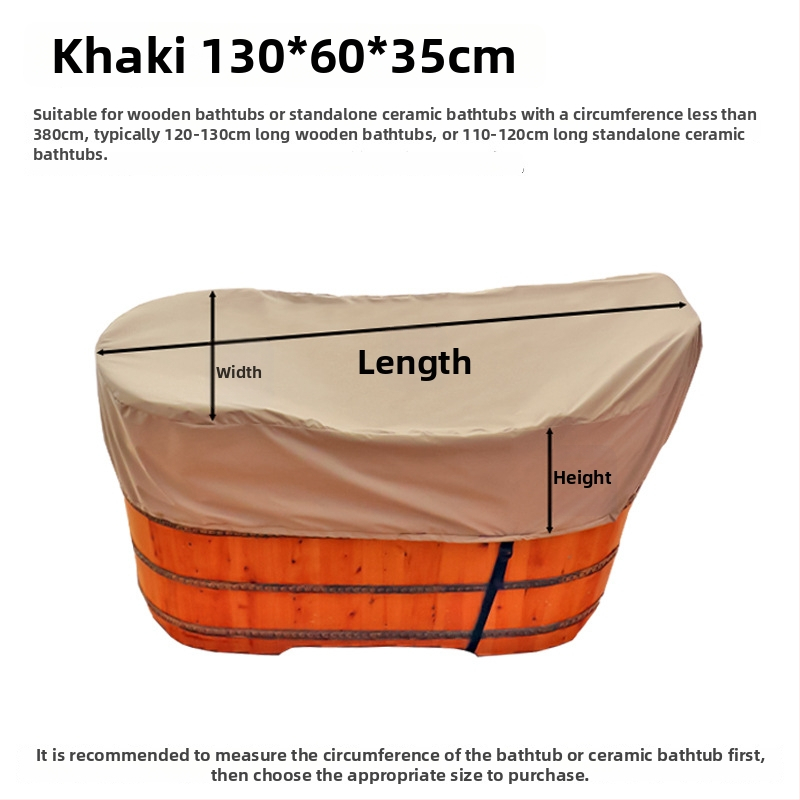 Fürdőkád-takaró – Oxford anyagból, porvédett, vízálló és szigetelt, felnőtteknek