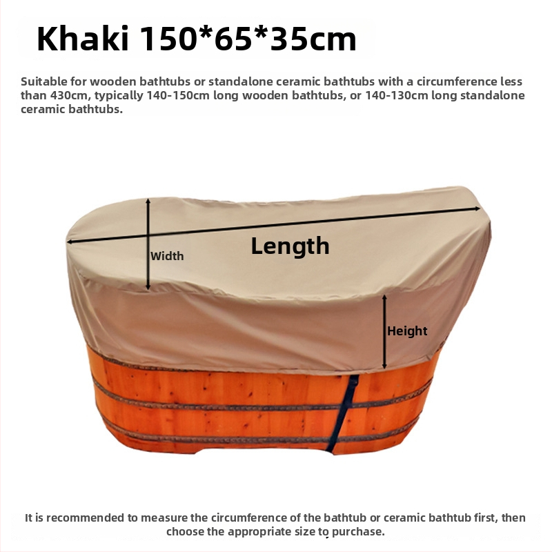 Fürdőkád-takaró – Oxford anyagból, porvédett, vízálló és szigetelt, felnőtteknek