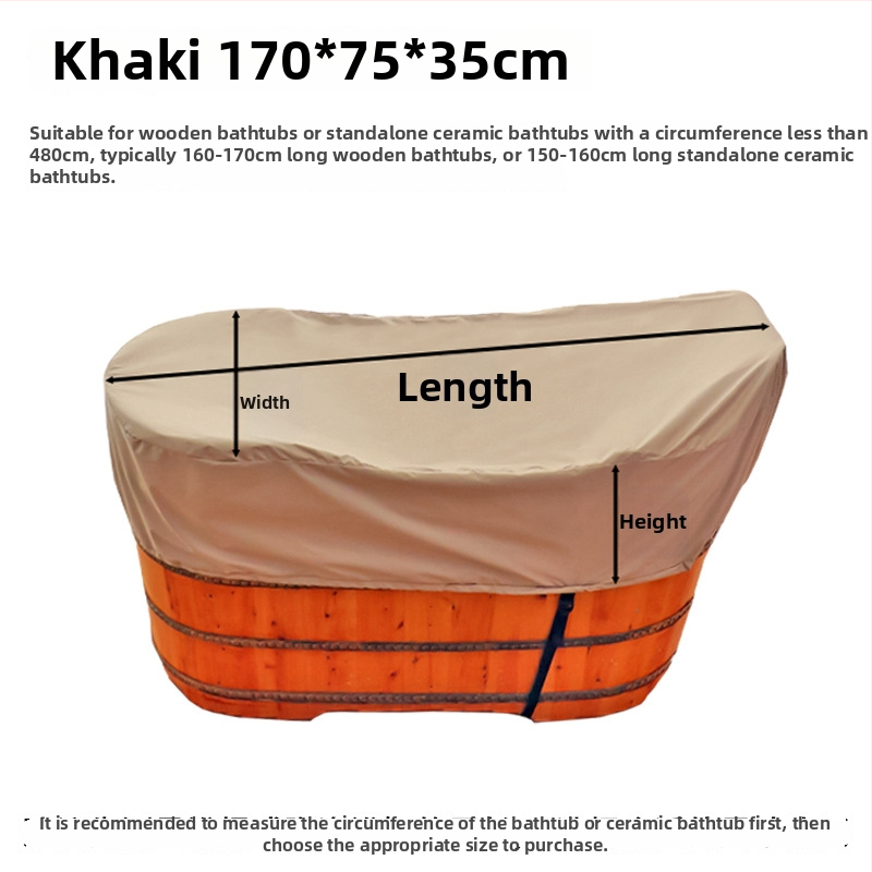 Fürdőkád-takaró – Oxford anyagból, porvédett, vízálló és szigetelt, felnőtteknek