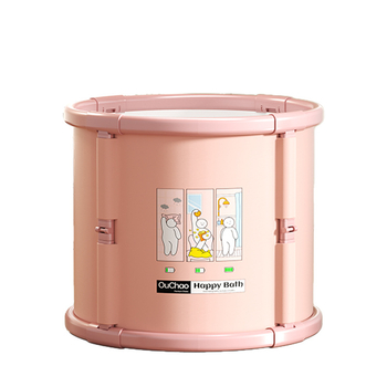 Sklopiva PVC kada za kupanje s mehurićima za odrasle – visoki bridovi, bez montaže