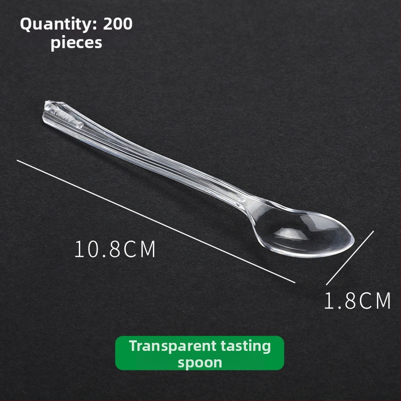 Jednokratni plastični set pribora (nož, vilica, žlica) – minimalistički stil, pogodna za mikrovalnu, prilagodljiv, pakiranje 100/200 komada