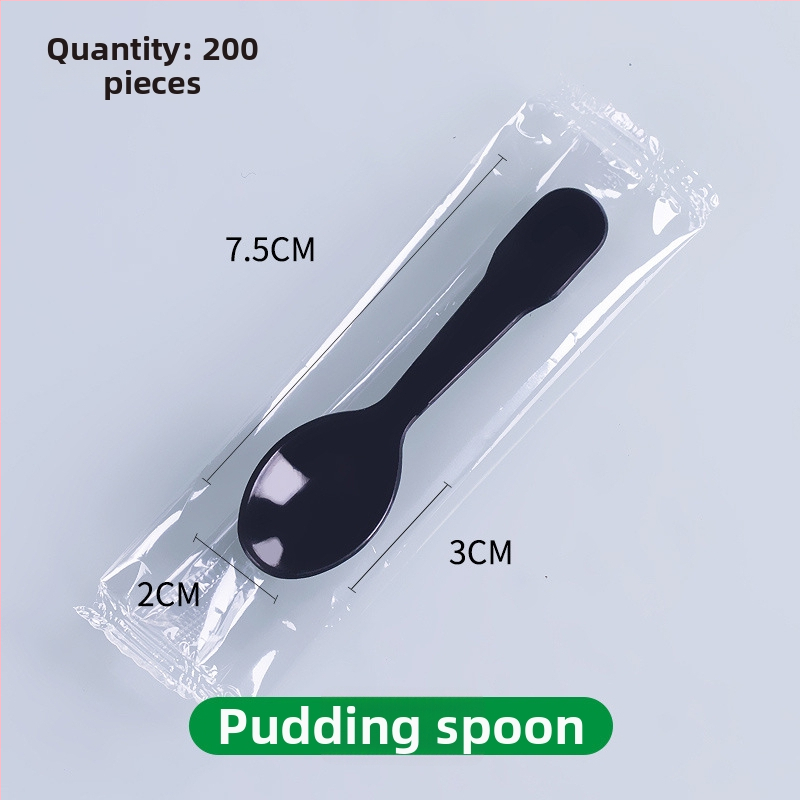 Jednokratni plastični set pribora (nož, vilica, žlica) – minimalistički stil, pogodna za mikrovalnu, prilagodljiv, pakiranje 100/200 komada