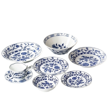 Porcelanski tanjur s cvjetnim uzorkom, pod glazurom, pogodan za mikrovalnu, lagani luksuzni retro stil, uvoz