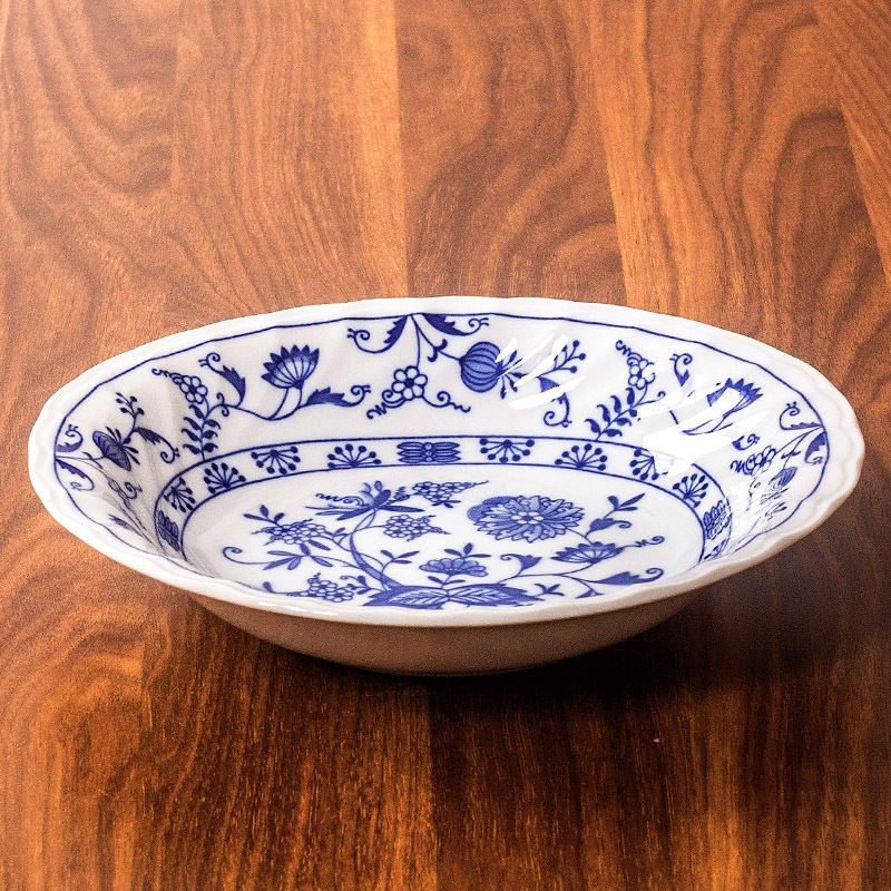 Porcelanski tanjur s cvjetnim uzorkom, pod glazurom, pogodan za mikrovalnu, lagani luksuzni retro stil, uvoz