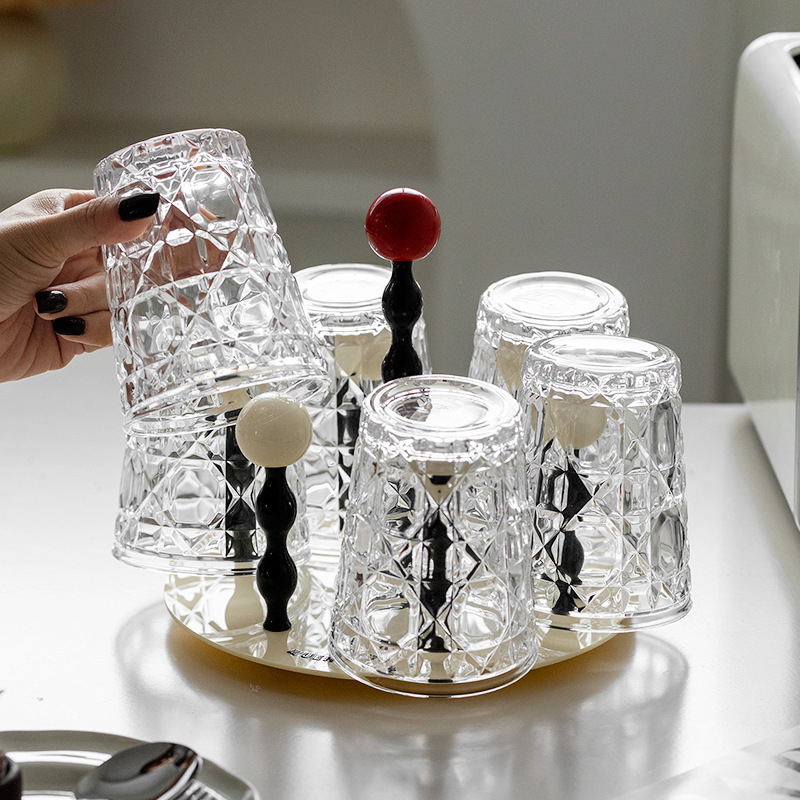 Suport pentru pahare Jebo, din plastic, fără găuri, stil modern minimalist