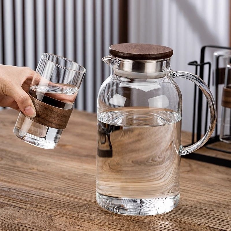 Set čajnoga lonca i šalice kineskog stila – borosilikatno staklo visokog čvrstoće, marka Unique (Stil: kineskog stila; Materijal: borosilikatno staklo; Marka: Unique)