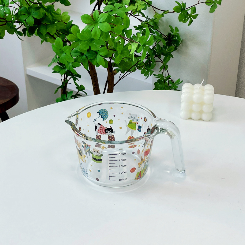 Porcelanska zdjela za doručak s ručkicom, mikrovalna sigurna, površina s glazurom, sladak dizajn