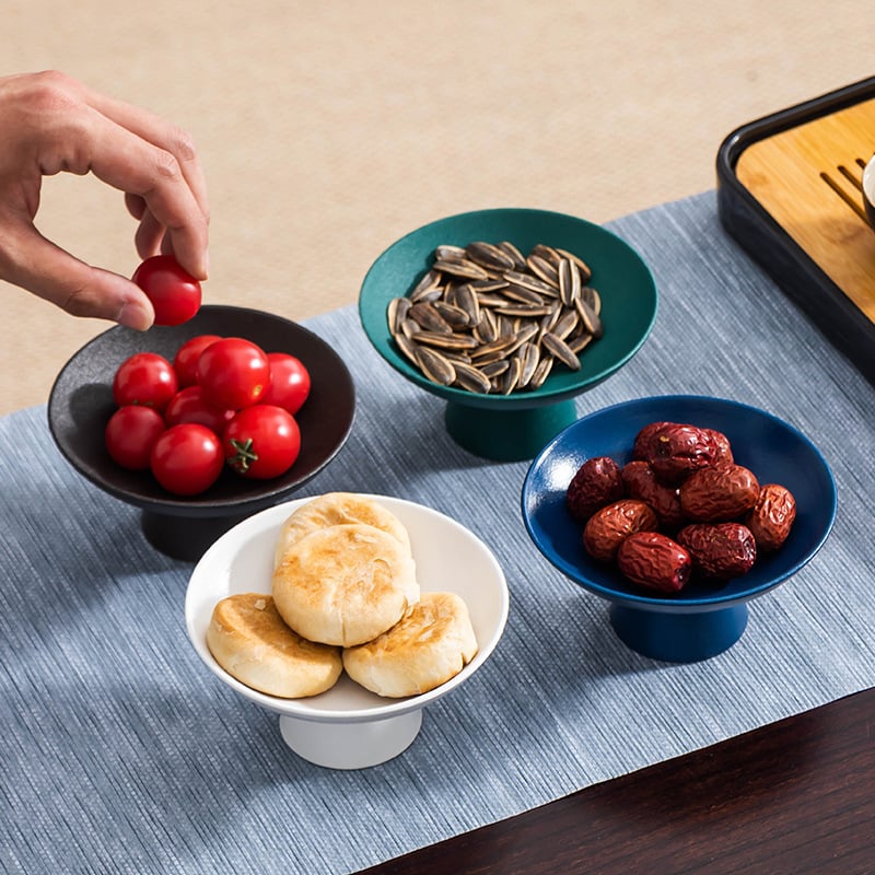 Πορσελάνινη πιατέλα φρούτων, ρετρό στυλ, Cheng Xi, κυκλοφόρησε το 2024