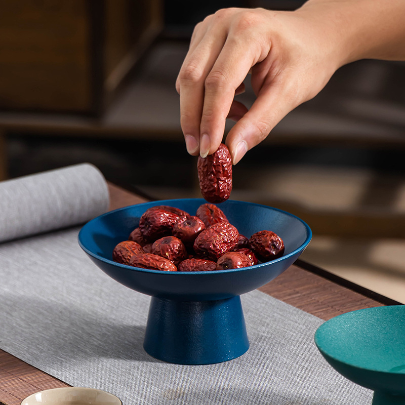 Πορσελάνινη πιατέλα φρούτων, ρετρό στυλ, Cheng Xi, κυκλοφόρησε το 2024