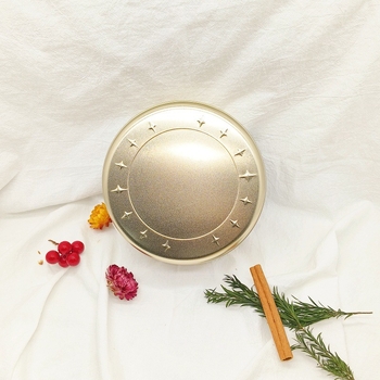 Кръгла кутия за съхранение от ламарина, модел 13570, подаръчна кутия, дебелина на стената 0,23 мм, за бисквитки