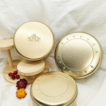 Кръгла кутия за съхранение от ламарина, модел 13570, подаръчна кутия, дебелина на стената 0,23 мм, за бисквитки