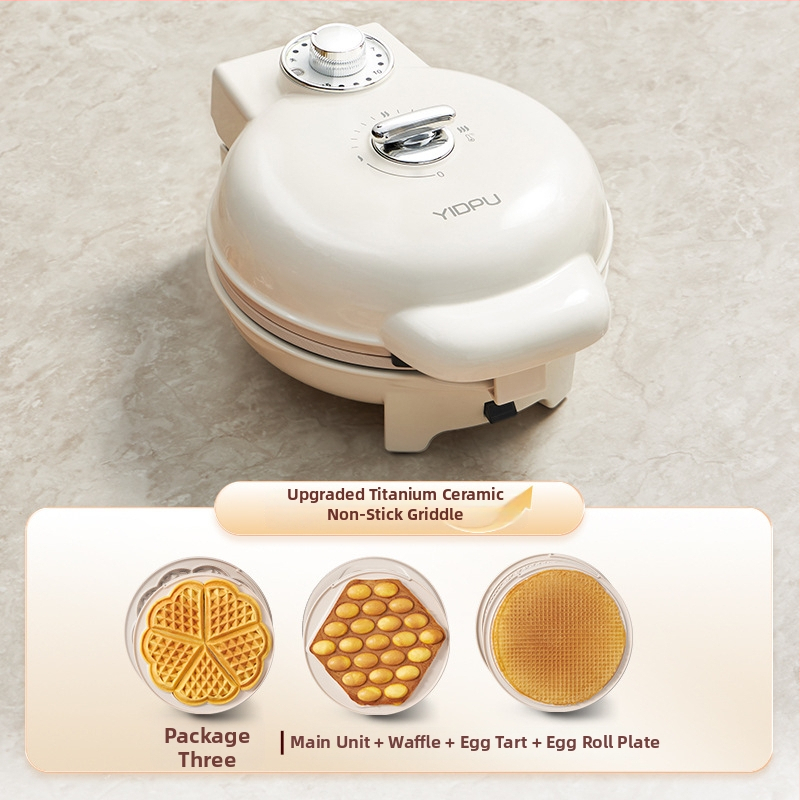 Waflovač s dvojstrannými platničkami, model EL-3025, 750W, 220V/50Hz, mechanické ovládanie