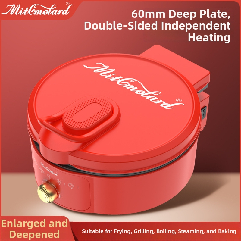 Elektrická panvica na palacinky s dvojitým vykurovaním, 1200W, 220V, pre 4-5 osôb