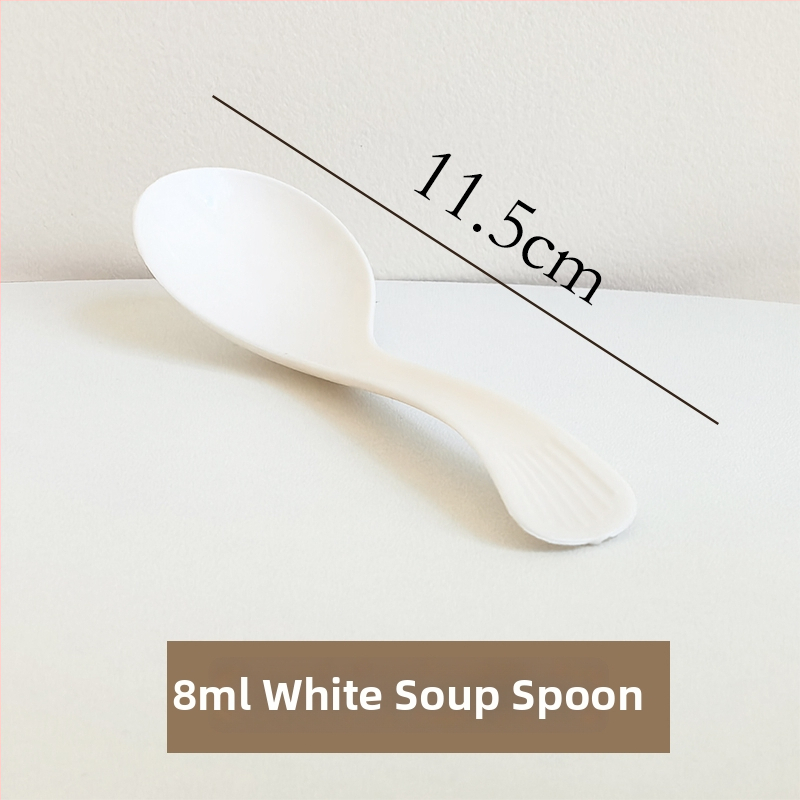 Set de veselă de unică folosință din coajă de orez: boluri, farfurii, căni, linguri; biodegradabil; pentru alimente