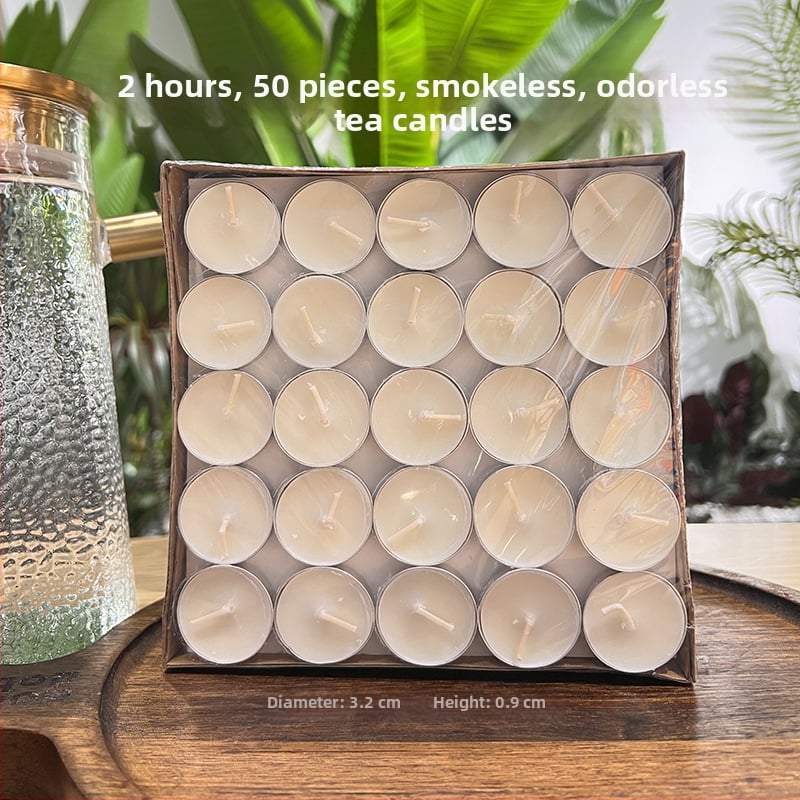 Αρωματικό κερί χωρίς καπνό, κυλινδρικού σχήματος, με ημι-χειροκίνητη και ημι-μηχανική παραγωγή, με εκτυπωμένο λογότυπο