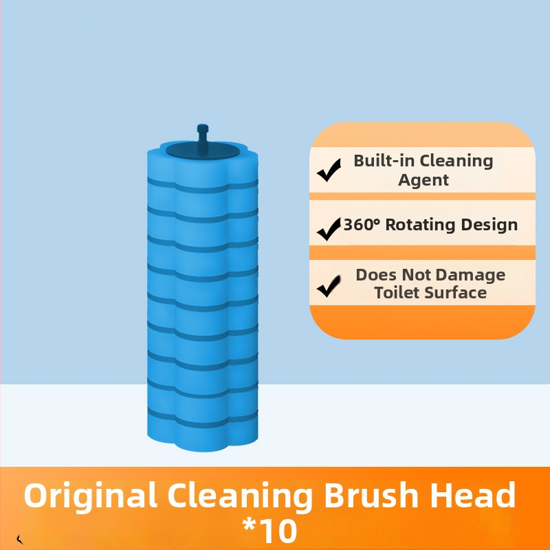 Jednorázová hlavica toalietovej kefy – materiál špongie, do domácností a internátov