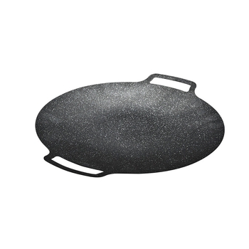 Koreanski teppanyaki grill tiganj – okrugli metalni, prijenosni (1–3 kg; višestruka uporaba; lako se čisti)