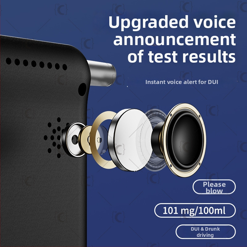 Prenosný dychový tester alkoholu MR997, RCXAZ, rozsah merania 0,00–0,19% BAC, presnosť ±0,01% BAC, doba odozvy 5 s