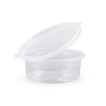 Han sheng cupe de sos, din PP, de unică folosință, rotunde, capacitate mare, pentru takeaway, plastic alimentar de înaltă calitate