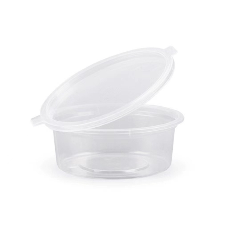 Han sheng cupe de sos, din PP, de unică folosință, rotunde, capacitate mare, pentru takeaway, plastic alimentar de înaltă calitate