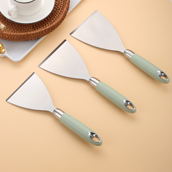 Rozsdamentes acél palacsinta spatula – többfunkciós spatula palacsintákhoz, teppanyakihoz és rántottához, Chef Feng Sheng márka, Nordic wind stílus