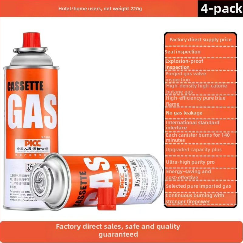 Kazettás gáztűzhely univerzális bután-gázcilinderrrel – külső és belső használatra