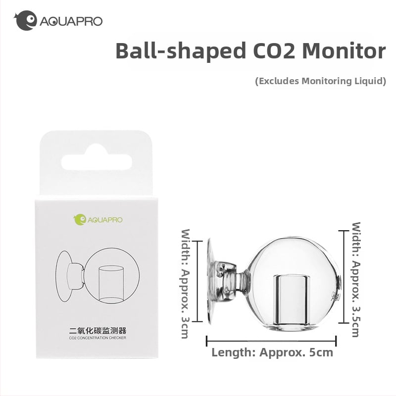 Аквариум CO2 монитор – мониторинг на концентрацията на CO2, стъклена конструкция, марка Fish envy, произход Китай