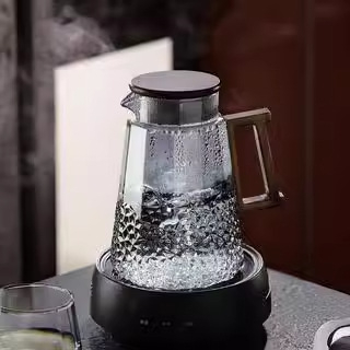 Independent γυάλινος βραστήρας νερού, μοντέρνος μινιμαλιστικός σχεδιασμός, δυνατότητα εκτύπωσης λογότυπου