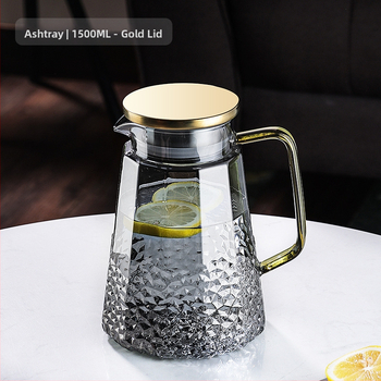 Independent sklenená kanvica na studenú vodu, moderný minimalistický štýl, možnosť potlače loga