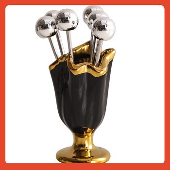 Set de furculițe pentru fructe din oțel inoxidabil – stil proaspăt și drăguț pentru copii, personalizare disponibilă