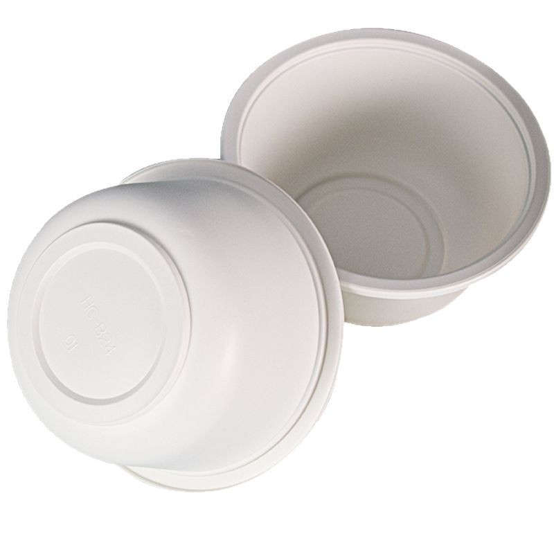 First Green bol biodegradabil din amidon de porumb, pentru o singură folosinire, formă circulară, grosime 0,5 mm, 500 buc./carton