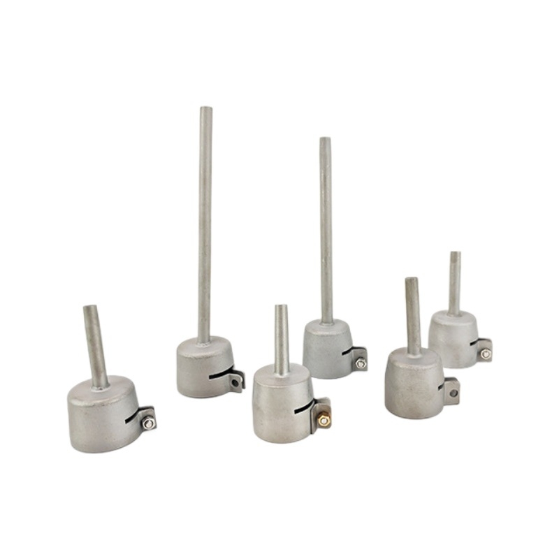 Дълга дюза от неръждаема стомана за горещ въздух за заваряване на пластмаса, съвместима WP9/20/25/17/18/26, Rongqing hardware