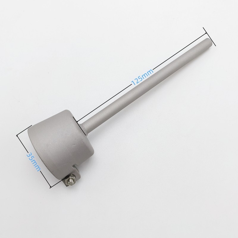 Дълга дюза от неръждаема стомана за горещ въздух за заваряване на пластмаса, съвместима WP9/20/25/17/18/26, Rongqing hardware