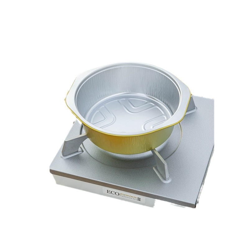Jednokratni lonac od aluminijske folije za kampiranje i piknik, hranjiva kvaliteta, mogućnost tiskanja logotipa