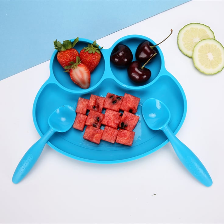 Set žlica s savijenim završetkom za bebe — nehrđajući čelik, edukativni pribor za hranjenje djece iznad 3 mjeseca