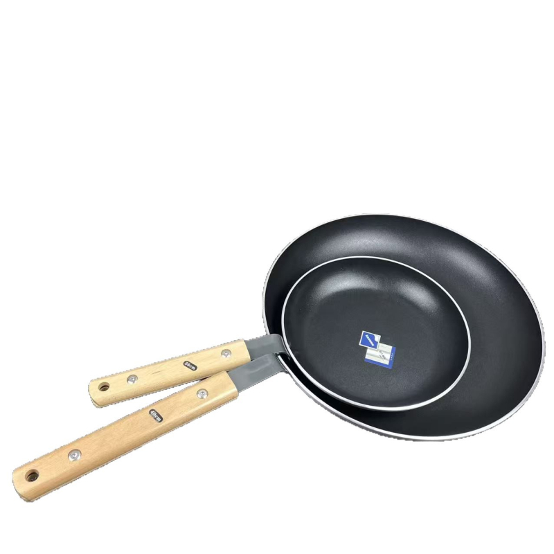 Tiganj za prženje s neprijanjivim premazom, velik profesionalni za hoteli i restorane, kompatibilan s plinskom i indukcijskom pločom, dubina 4,5 cm, višeslojno dno, aluminijska legura