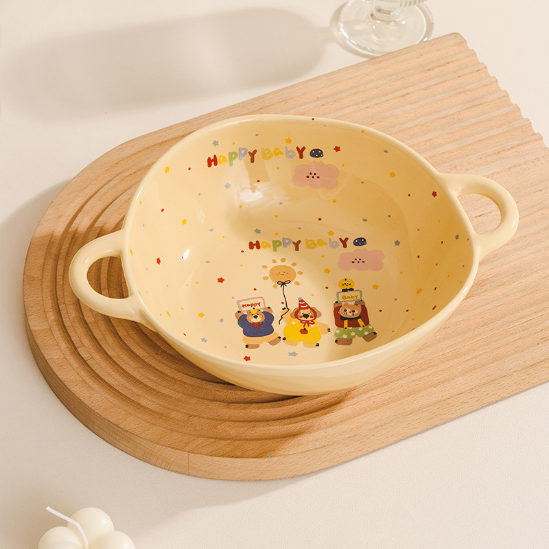 Kerámiából készült étkészlet alglazúros színnel, egyszerű stílusban; tartalmaz kétfülű rizsbort, levesestálat, tányért és evőpálcát.