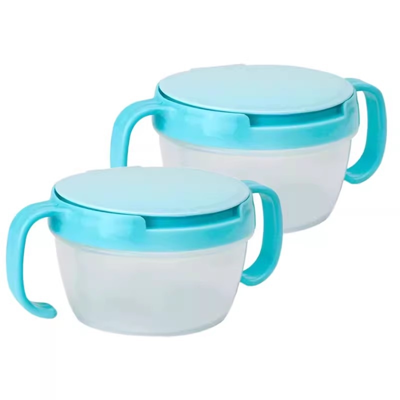 Bol pentru gustări pentru bebeluți, din polipropilenă (PP), pentru copii peste 3 luni, stil simplu