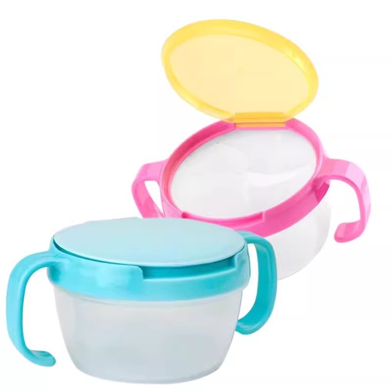 Bol pentru gustări pentru bebeluți, din polipropilenă (PP), pentru copii peste 3 luni, stil simplu