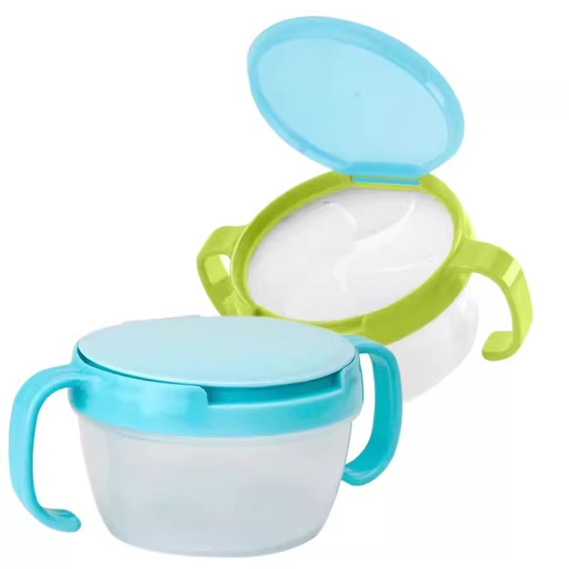 Bol pentru gustări pentru bebeluți, din polipropilenă (PP), pentru copii peste 3 luni, stil simplu