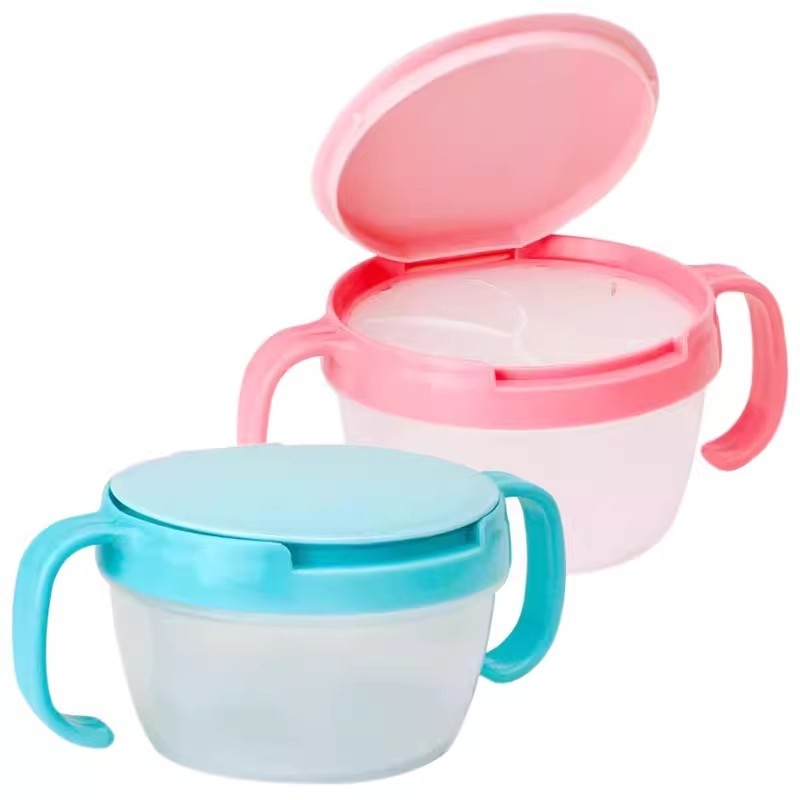 Bol pentru gustări pentru bebeluți, din polipropilenă (PP), pentru copii peste 3 luni, stil simplu