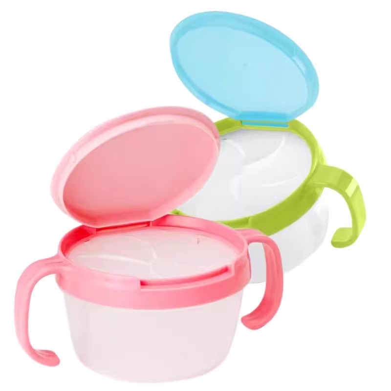Bol pentru gustări pentru bebeluți, din polipropilenă (PP), pentru copii peste 3 luni, stil simplu