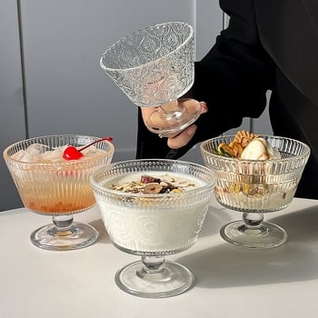 Miska za deserte s motivom Silk Flower, kružnog oblika, uzorak 69850, opće namjene, nije pogodna za mikrovalnu, idealan poslovni poklon