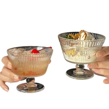 Miska za deserte s motivom Silk Flower, kružnog oblika, uzorak 69850, opće namjene, nije pogodna za mikrovalnu, idealan poslovni poklon